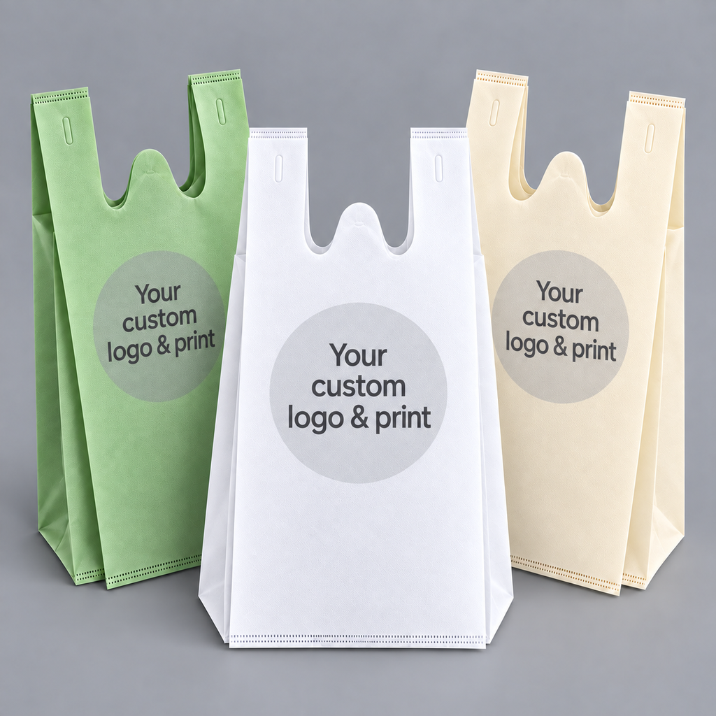 [PI-PTB-002] 1/6 Grocery HDPE T-Shirt Carry Bag, 0.65 mil [1,000 per case]